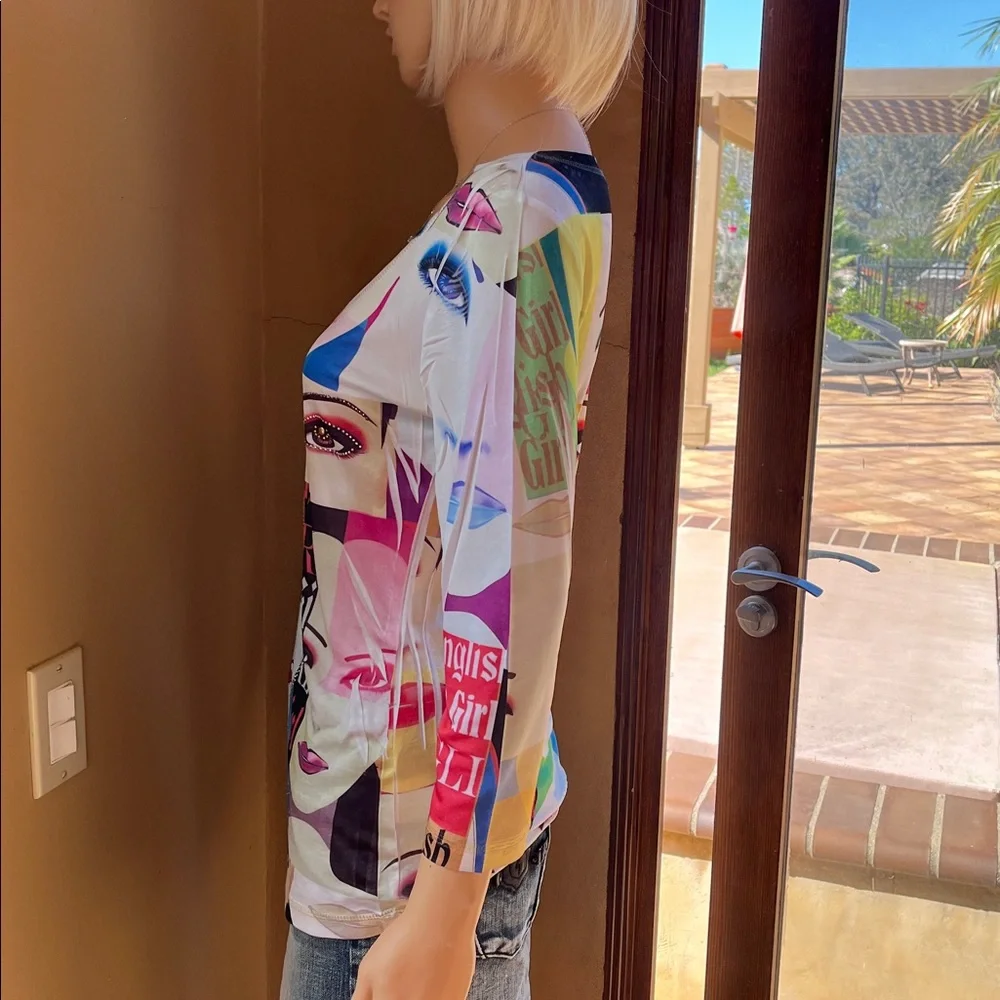 Eye catching stretch knit top - Picture 4 of 6